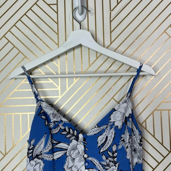Lovers + Friends Sapphire Romper Riviera Floral Print‎ Blue Size XS - Picture 3 of 12